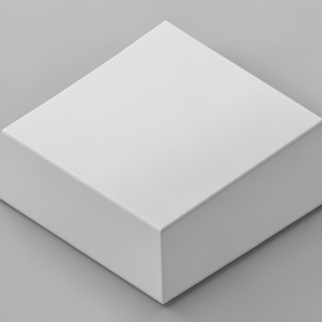 Render isométrico 3D de loopcuts em tons de azul e roxo escuro