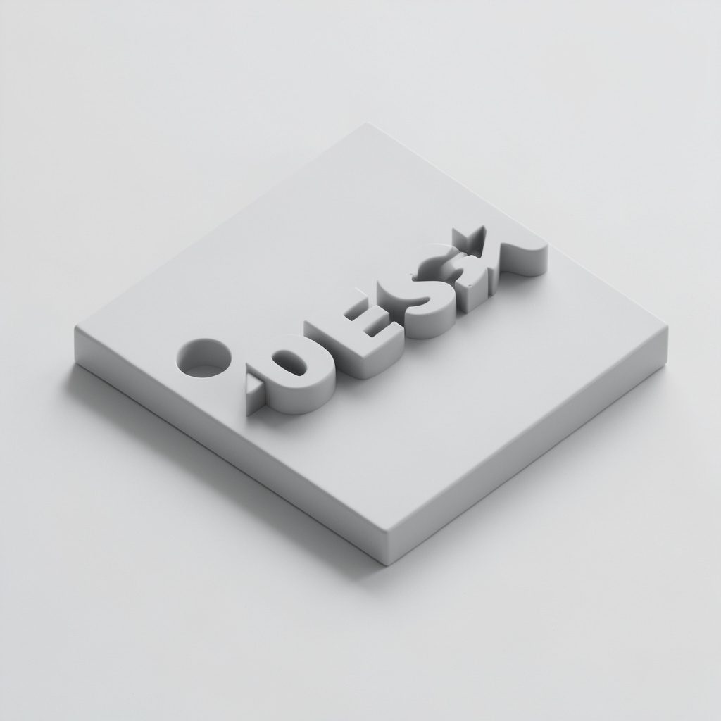Logotipo do Blender 3D Club em estilo isométrico, com formas geométricas em tons de dourado e âmbar sobre fundo escuro.